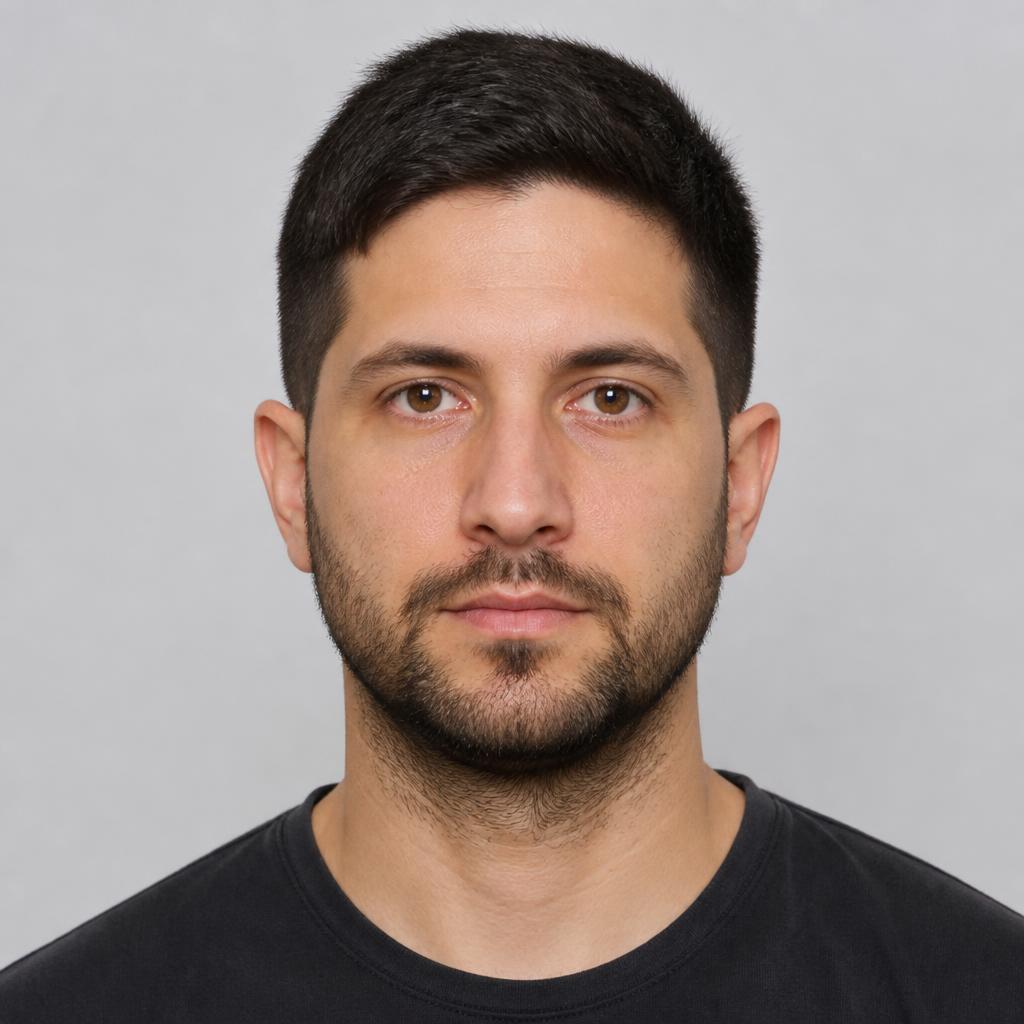Identity document portrait used as the reference face